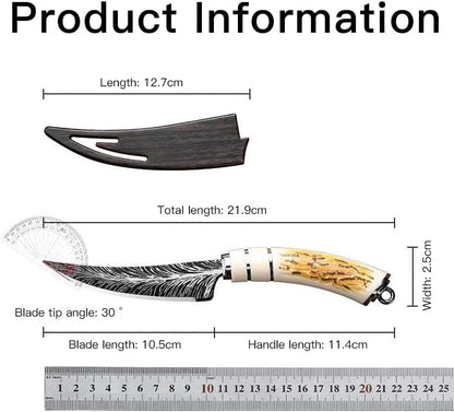 8.6-inch Fish Fillet Knife,High Carbon Stainless Steel Flexible Narrow Blade,Extremely Sharp,Used for Fish Cleaning,Non Slip Handle,Suitable for Fishing,Camping and Home Kitchens