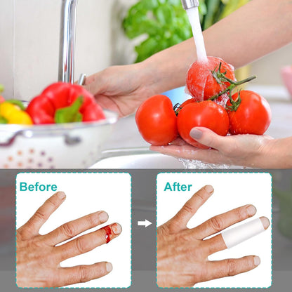 10PCS Silicone Finger Protectors, Gel Finger Support Cots, Fingertips Protection, Finger Sleeves, Short Thumb Guard for Finger Arthritis Cracking Pain Relief