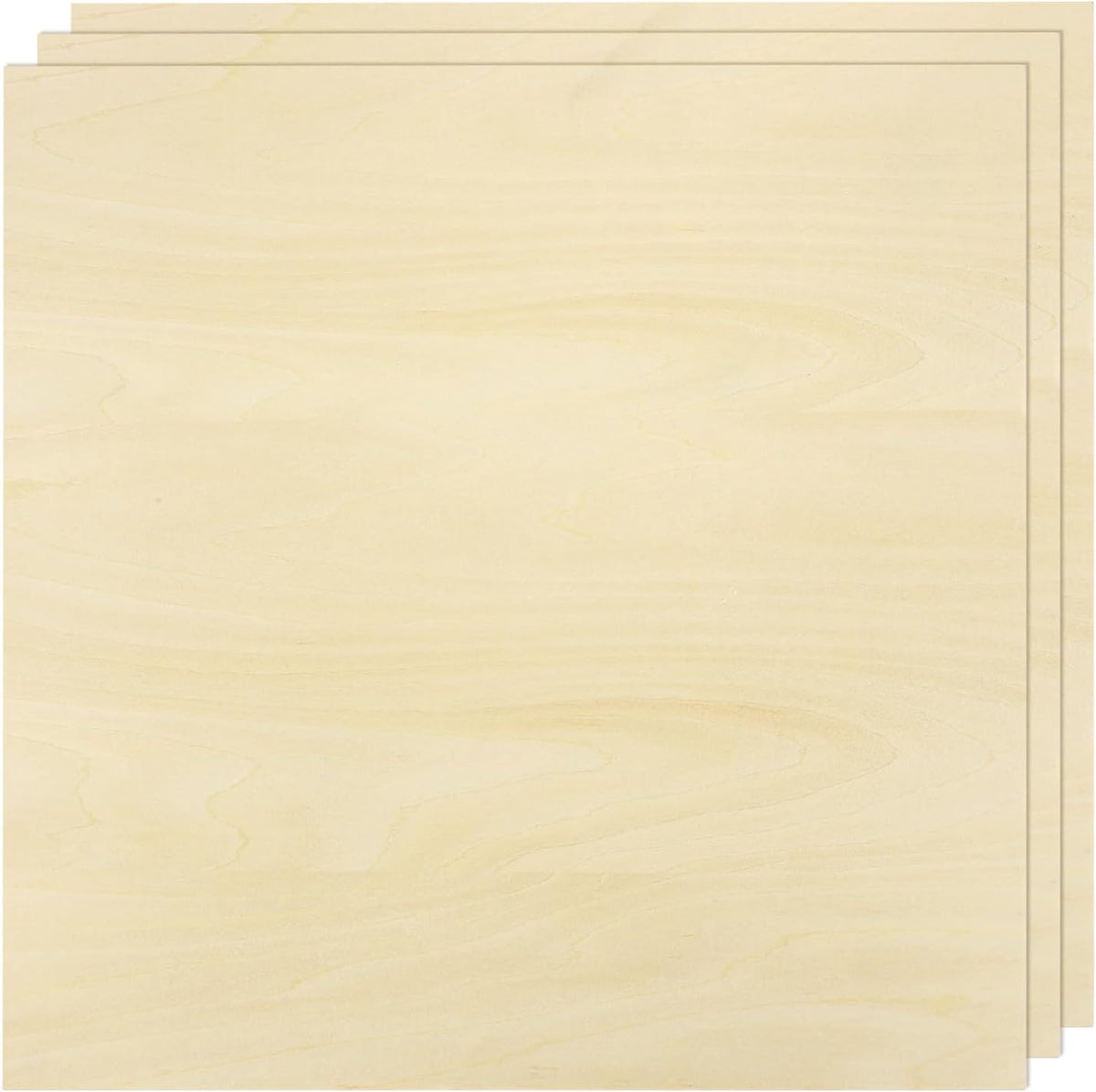 5pcs Basswood Sheet 4" x 6" x 1/4" Unfinished Wood Plywood Boards for Painting Crafts, Laser, Cutting, Engraving