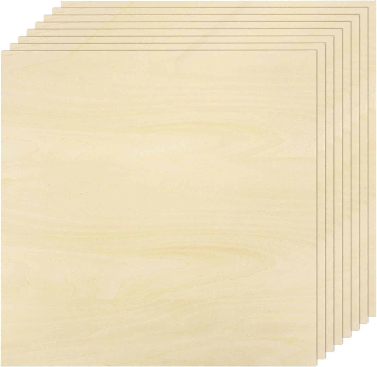 5pcs Basswood Sheet 4" x 6" x 1/4" Unfinished Wood Plywood Boards for Painting Crafts, Laser, Cutting, Engraving