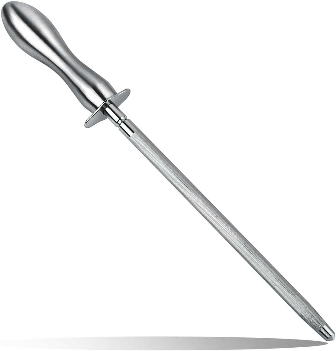 Honing Steel Kitchen Knife Sharpener Rod 12 Inch Sharpening Steel for Knives Premium Tungsten Steel with 304 Stainless Steel Handle