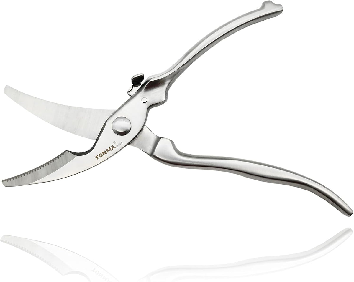 TONMA Kitchen Scissors All Purpose, Made in Japan, Stainless Steel, TK-2