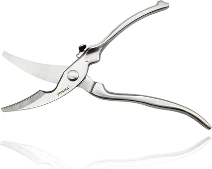TONMA Kitchen Scissors All Purpose, Made in Japan, Stainless Steel, TK-2
