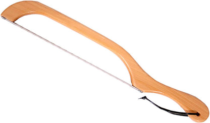 Bow Style Bread and Bagel Slicer, Natural Alder | Made in the USA, Bread Knife for slicing Sourdough, RIGHT HANDED
