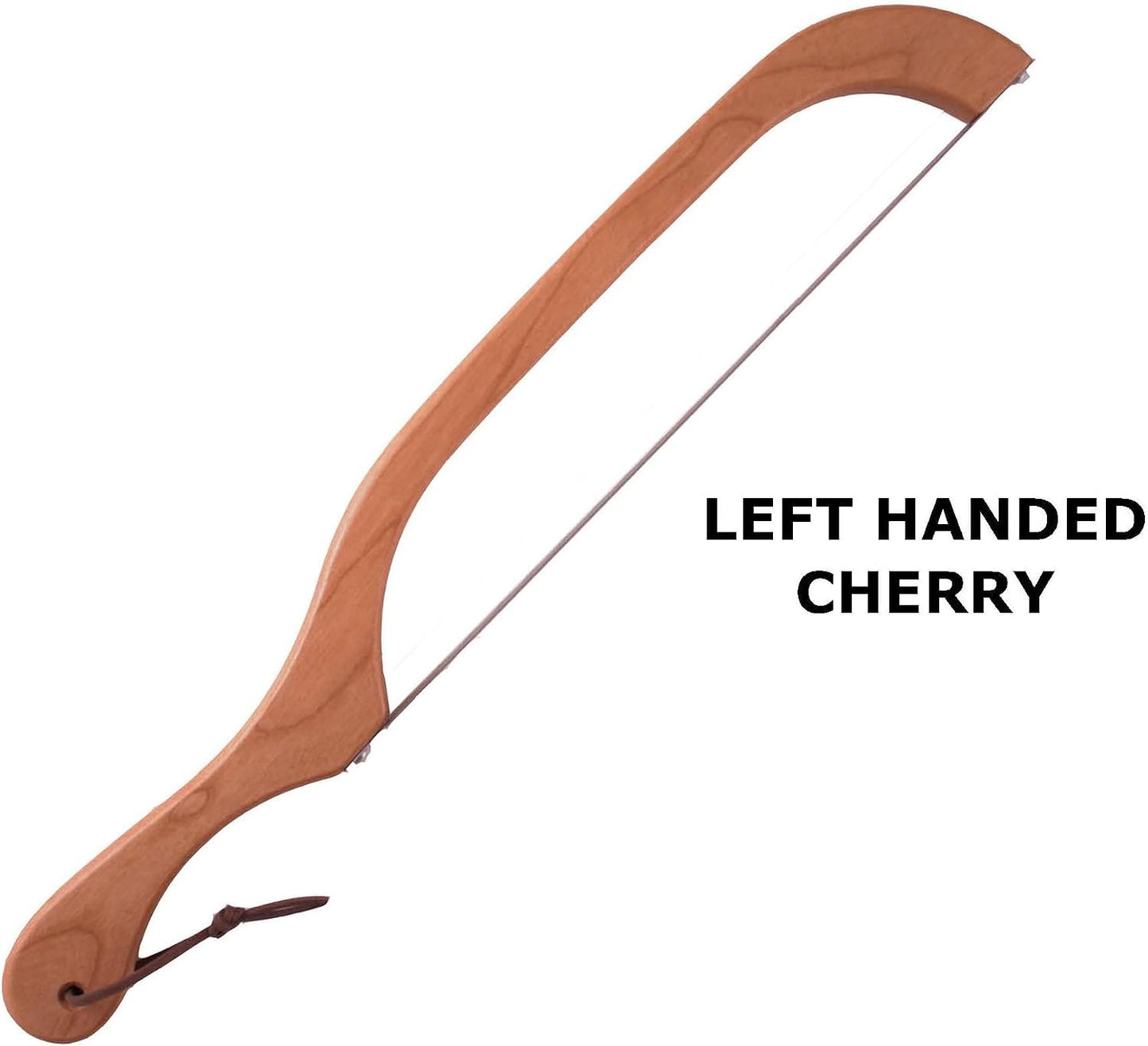 Bow Style Bread and Bagel Slicer, Natural Alder | Made in the USA, Bread Knife for slicing Sourdough, RIGHT HANDED