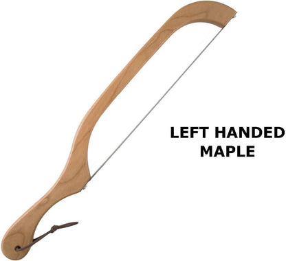 Bow Style Bread and Bagel Slicer, Natural Alder | Made in the USA, Bread Knife for slicing Sourdough, RIGHT HANDED
