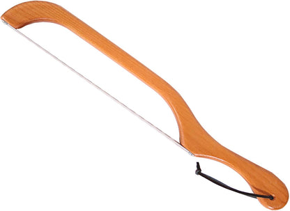 Bow Style Bread and Bagel Slicer, Natural Alder | Made in the USA, Bread Knife for slicing Sourdough, RIGHT HANDED