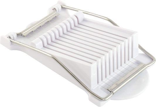 Kitchen Luncheon Meat Slicer, Stainless Steel Wires, Cuts 9 Slices