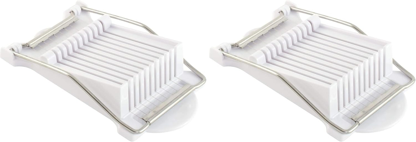 Kitchen Luncheon Meat Slicer, Stainless Steel Wires, Cuts 9 Slices