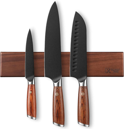 Kitchen Knife Set, 3 Pieces Japanese High Carbon Stainless Steel Chef Cooking Knife Set, Ultra Sharp Professional Chef Santoku Utility Knives (Silver)