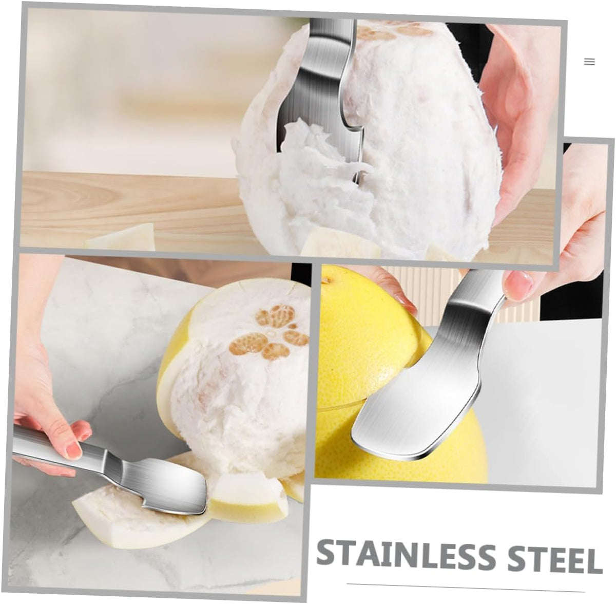Grapefruit Knife Citrus Squeezer Peeler Fruit Opener Stainless Steel Kitchen Tool
