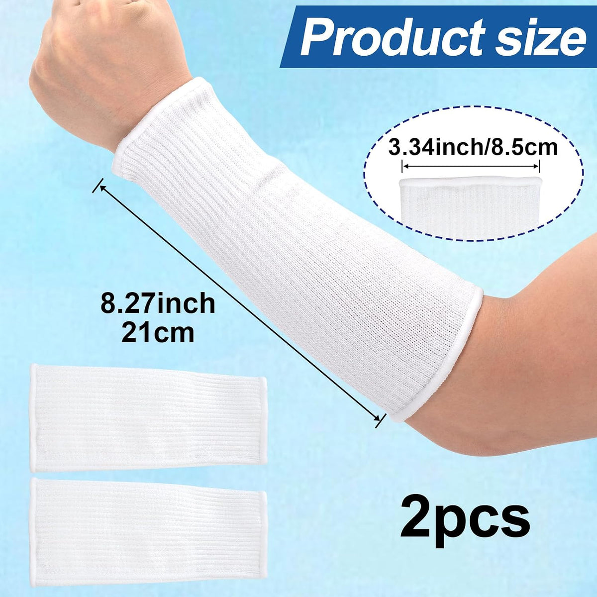 Cut Resistant Sleeves for Arm Protection, Bite-Proof Forearm Protector, Gardening Sleeves for Thin Skin