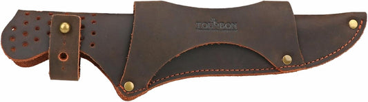Leather Fixed Blade Knife Sheath for Belt- Horizontal Vertical Knives Carry | Quick-Draw Open Top, Adjustable Snap Strap,Compact & Lightweight,Unisex Design,For Edc, Outdoor, Camping, Hiking, Or Gifting