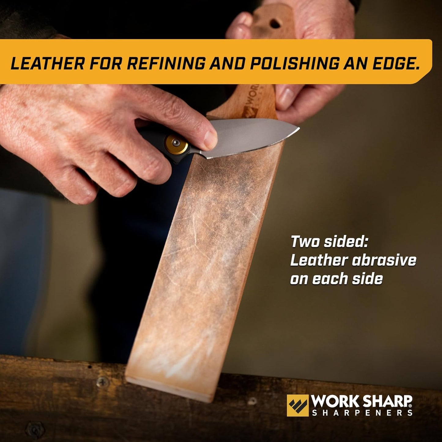 Leather Strop And Diamond Emulsion Kit - Precision Edge Refinement System - Knife Sharpening, Polishing, Honing Tools And Blades