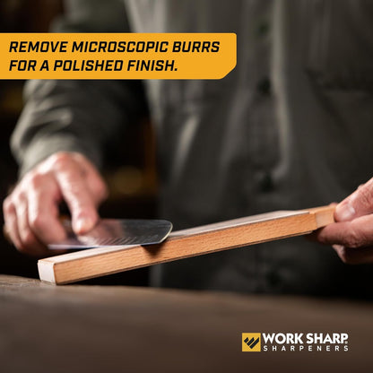 Leather Strop And Diamond Emulsion Kit - Precision Edge Refinement System - Knife Sharpening, Polishing, Honing Tools And Blades
