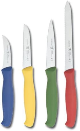 4 Piece Paring Knife Set | German Engineered, Informed by 100+ Years of Mastery. Dishwasher Safe, Ideal for Peeling, Coring, Slicing and Trimming.
