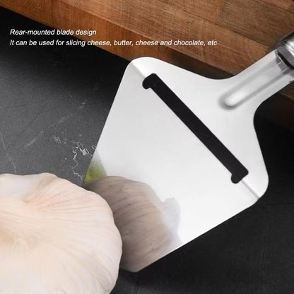 Cheese Slicer - Cheese Cutter for Block Cheese, Cheddar up to Parmesan - Quilted Pattern reduces Resistance - Non-stick and Ergonomic Handheld