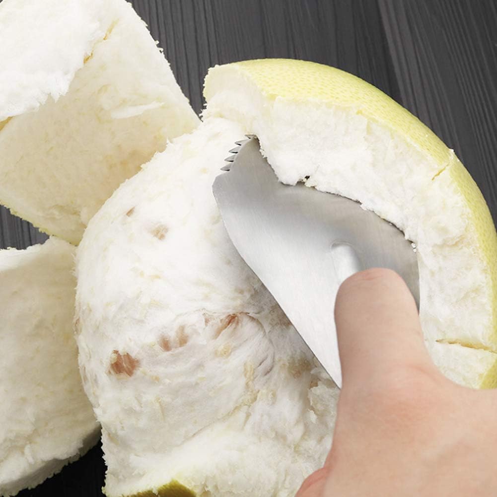 Orange Citrus Peelers, Grapefruit Knife Pomelo Citrus Peelers Stainless Steel Slicer Cutter Vegetable Peeler Kitchen Gadget, 11inch