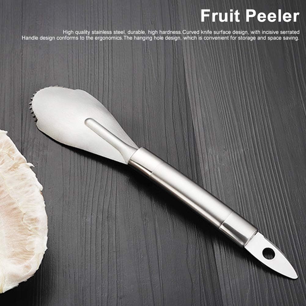 Orange Citrus Peelers, Grapefruit Knife Pomelo Citrus Peelers Stainless Steel Slicer Cutter Vegetable Peeler Kitchen Gadget, 11inch