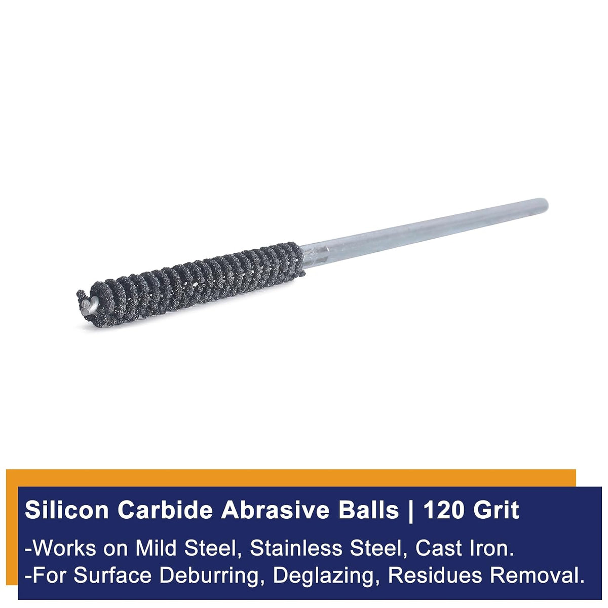 Garhgi 0.591"(15mm) Cylinder Hone with 120 Grit SC Ball Tool | Silicon Carbide Ball Style Honing, Deburring Crosshatch Edge Blending, Automotive Engine Block Piston Ring Valve Guide Tube