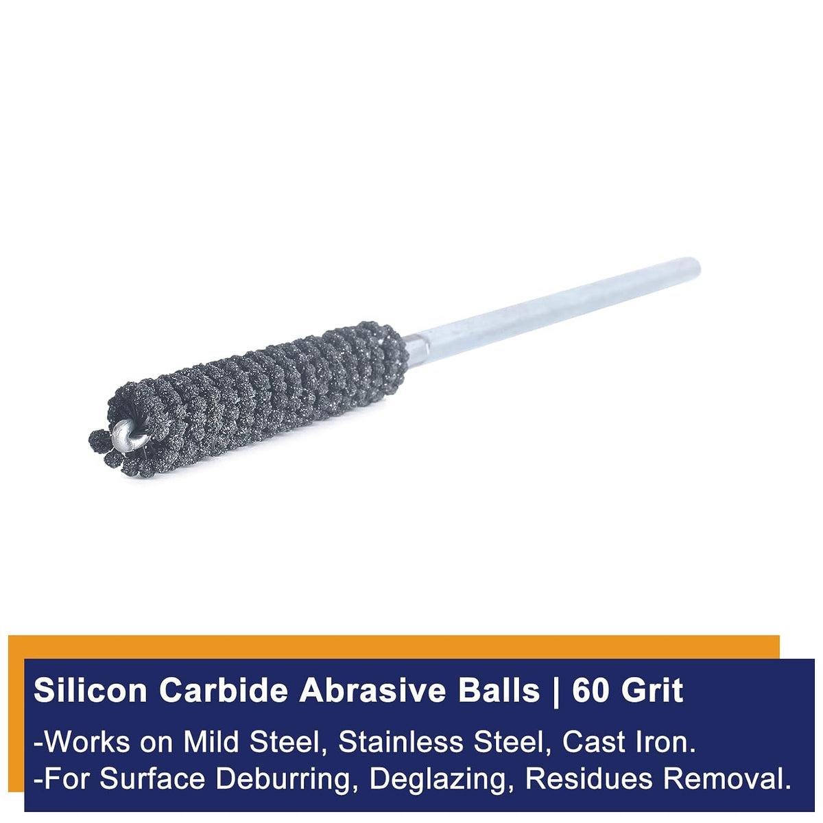 Garhgi 0.591"(15mm) Cylinder Hone with 120 Grit SC Ball Tool | Silicon Carbide Ball Style Honing, Deburring Crosshatch Edge Blending, Automotive Engine Block Piston Ring Valve Guide Tube