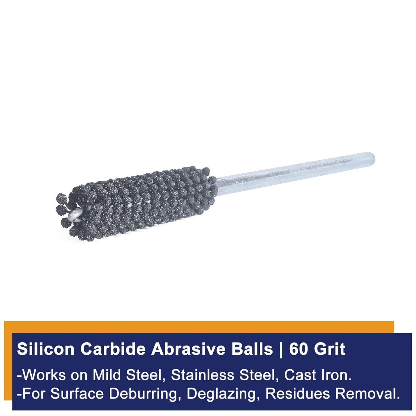 Garhgi 0.591"(15mm) Cylinder Hone with 120 Grit SC Ball Tool | Silicon Carbide Ball Style Honing, Deburring Crosshatch Edge Blending, Automotive Engine Block Piston Ring Valve Guide Tube