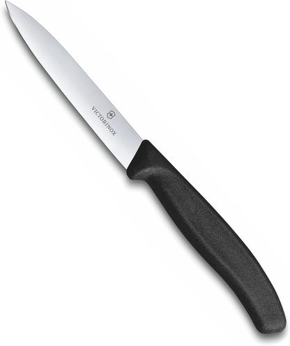 Gemüsemesser SwissClassic, 10 cm, Schwarz