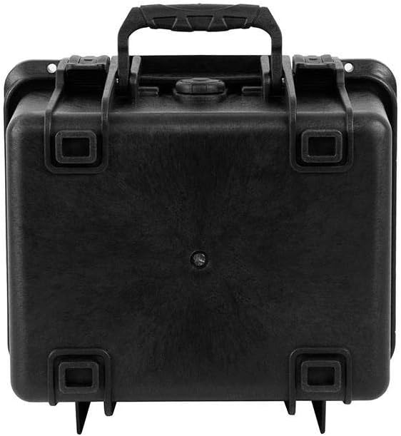 Weatherproof/Shockproof Hard Case - Black Ip67 Level Dust and Water Protection Up to 1 Meter Depth with Customizable Foam, 10" x 9" x 7", 6.6 Liter