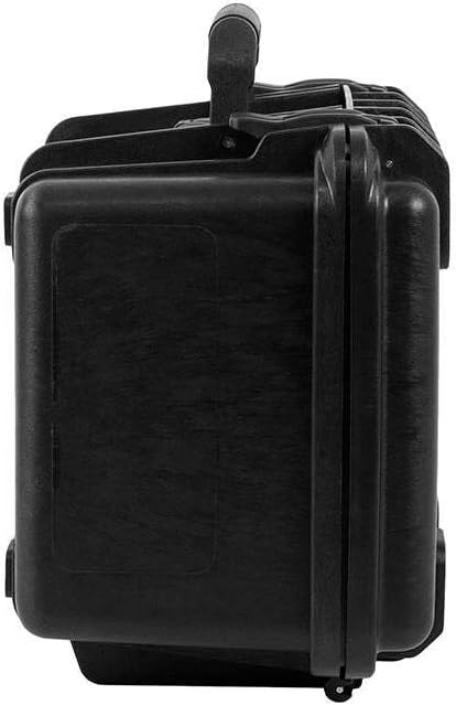 Weatherproof/Shockproof Hard Case - Black Ip67 Level Dust and Water Protection Up to 1 Meter Depth with Customizable Foam, 10" x 9" x 7", 6.6 Liter