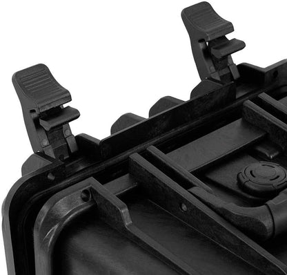 Weatherproof/Shockproof Hard Case - Black Ip67 Level Dust and Water Protection Up to 1 Meter Depth with Customizable Foam, 10" x 9" x 7", 6.6 Liter