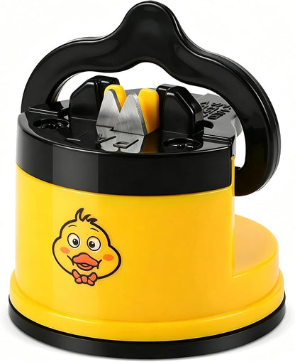 Hands Free Knife Sharpener with Suction Cup | Portable, Tungsten Carbide, Quick Sharpening, Suitable for Home Use, Camping, Hiking