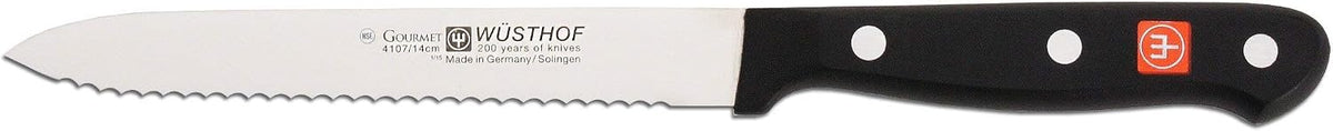 Wusthof 4107-7 Sausage knife, 5", Black