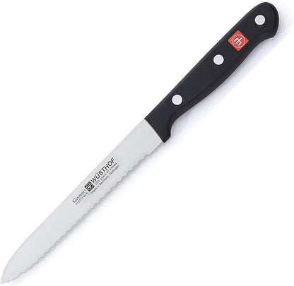 Wusthof 4107-7 Sausage knife, 5", Black
