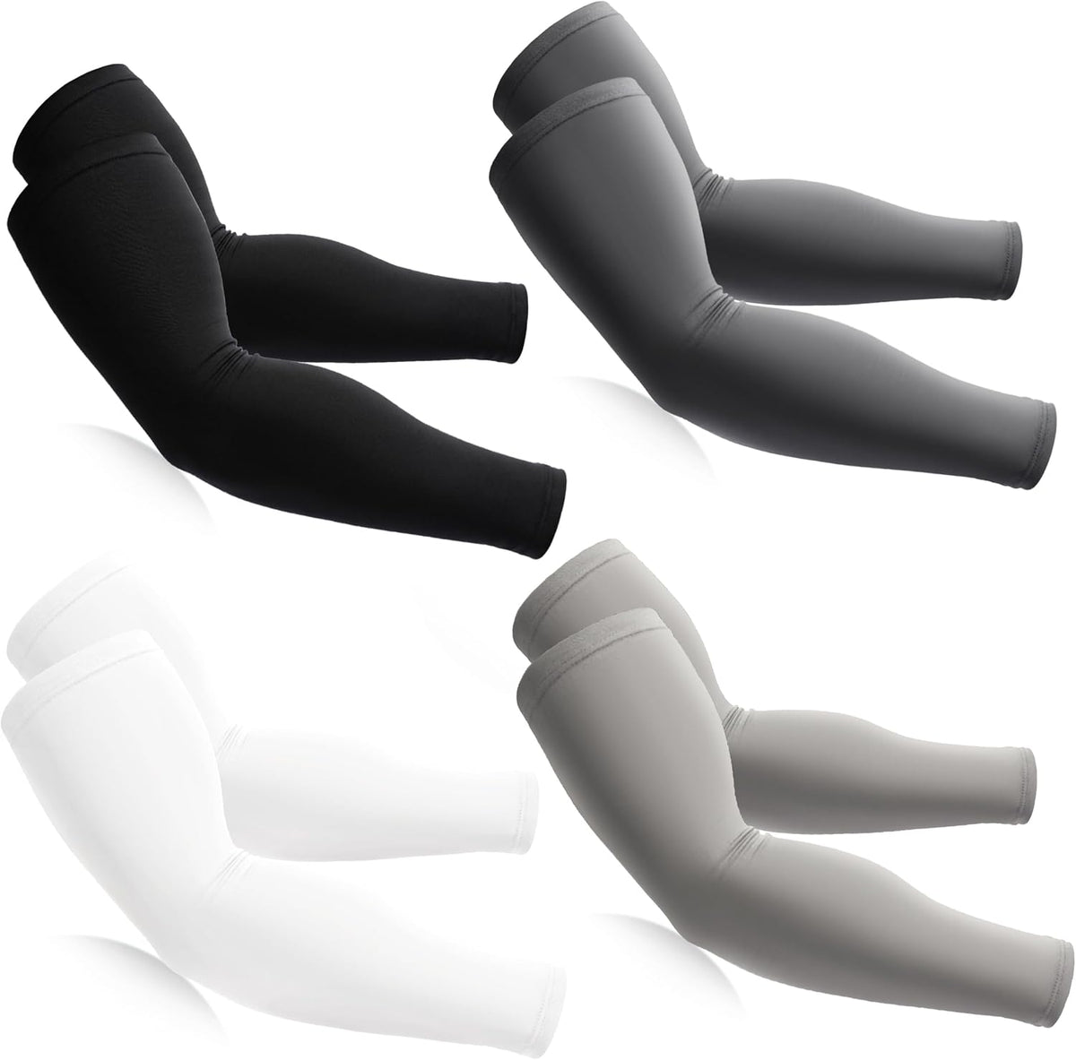 Cooling Compression Arm Sleeves for Men Women,UPF50 UV Sun Protection Sleeves for Work Sport Tattoo Cover Up