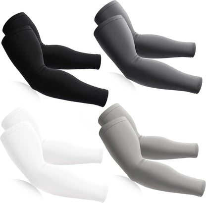 Cooling Compression Arm Sleeves for Men Women,UPF50 UV Sun Protection Sleeves for Work Sport Tattoo Cover Up