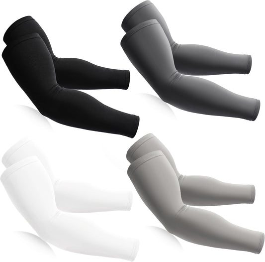Cooling Compression Arm Sleeves for Men Women,UPF50 UV Sun Protection Sleeves for Work Sport Tattoo Cover Up