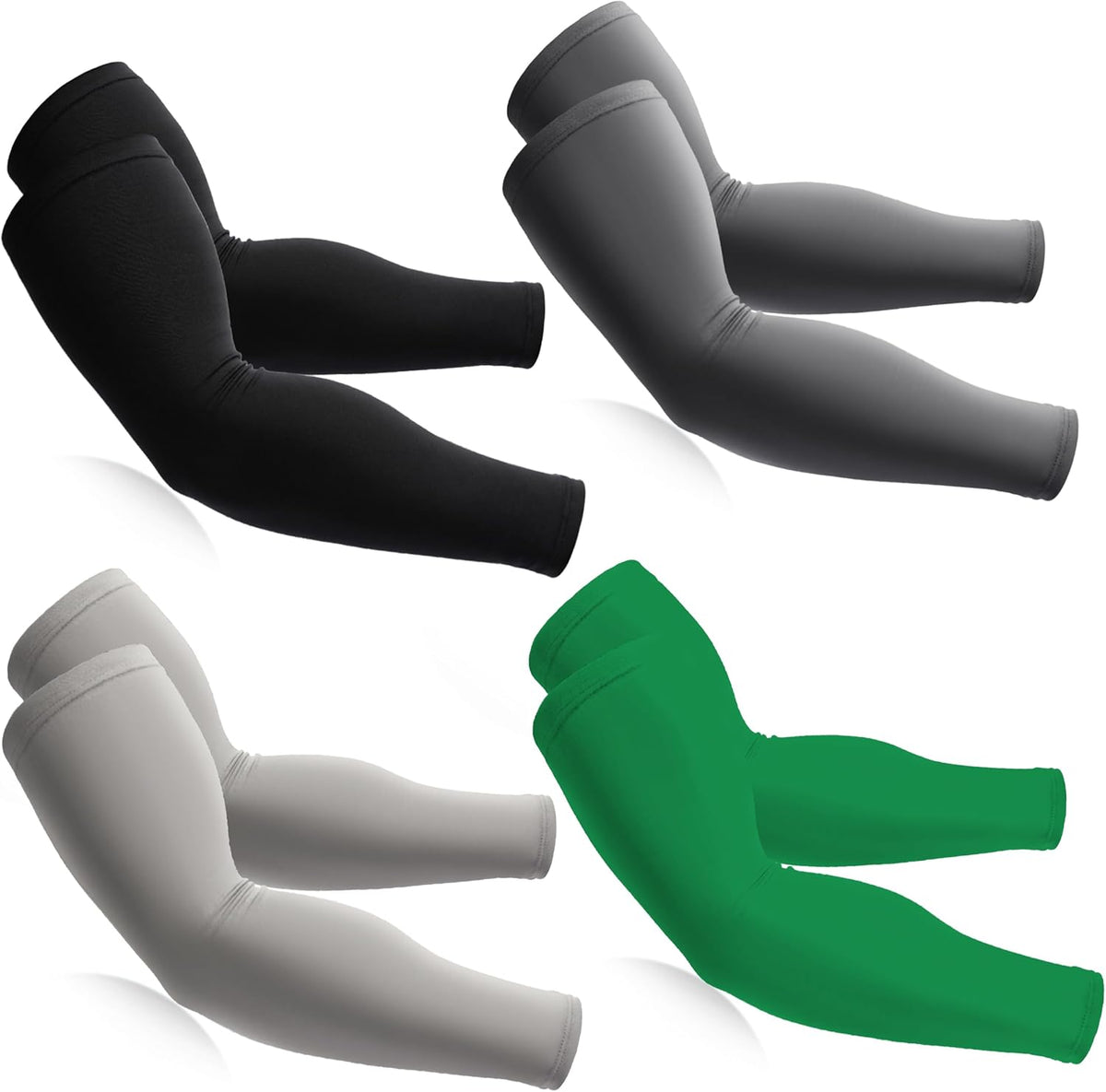 Cooling Compression Arm Sleeves for Men Women,UPF50 UV Sun Protection Sleeves for Work Sport Tattoo Cover Up