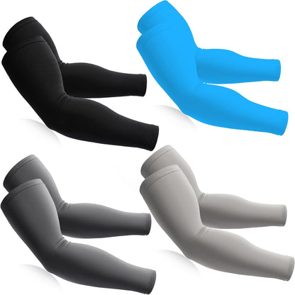 Cooling Compression Arm Sleeves for Men Women,UPF50 UV Sun Protection Sleeves for Work Sport Tattoo Cover Up
