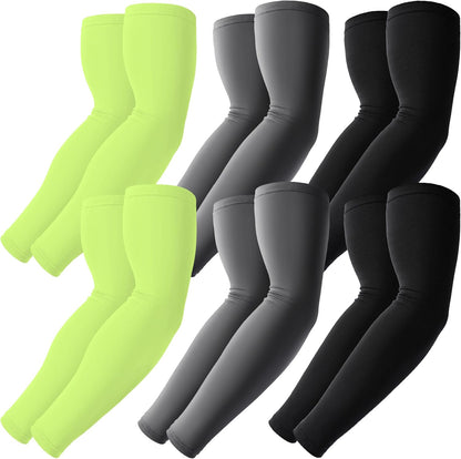 Cooling Compression Arm Sleeves for Men Women,UPF50 UV Sun Protection Sleeves for Work Sport Tattoo Cover Up
