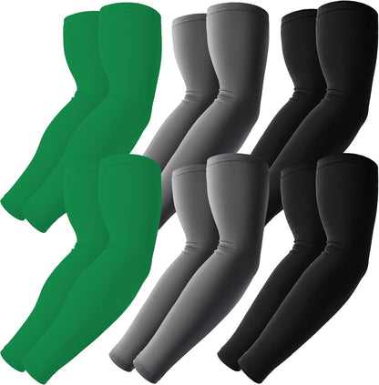 Cooling Compression Arm Sleeves for Men Women,UPF50 UV Sun Protection Sleeves for Work Sport Tattoo Cover Up