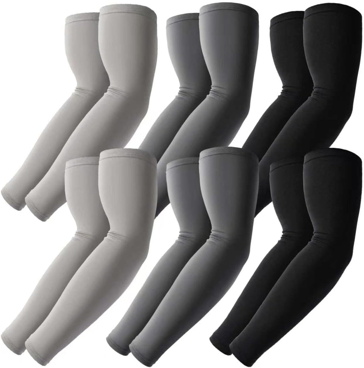 Cooling Compression Arm Sleeves for Men Women,UPF50 UV Sun Protection Sleeves for Work Sport Tattoo Cover Up