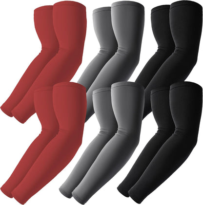 Cooling Compression Arm Sleeves for Men Women,UPF50 UV Sun Protection Sleeves for Work Sport Tattoo Cover Up