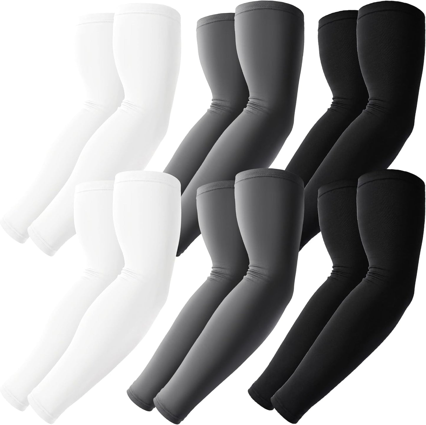 Cooling Compression Arm Sleeves for Men Women,UPF50 UV Sun Protection Sleeves for Work Sport Tattoo Cover Up