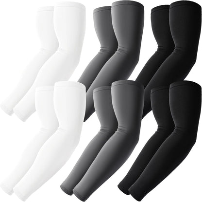 Cooling Compression Arm Sleeves for Men Women,UPF50 UV Sun Protection Sleeves for Work Sport Tattoo Cover Up