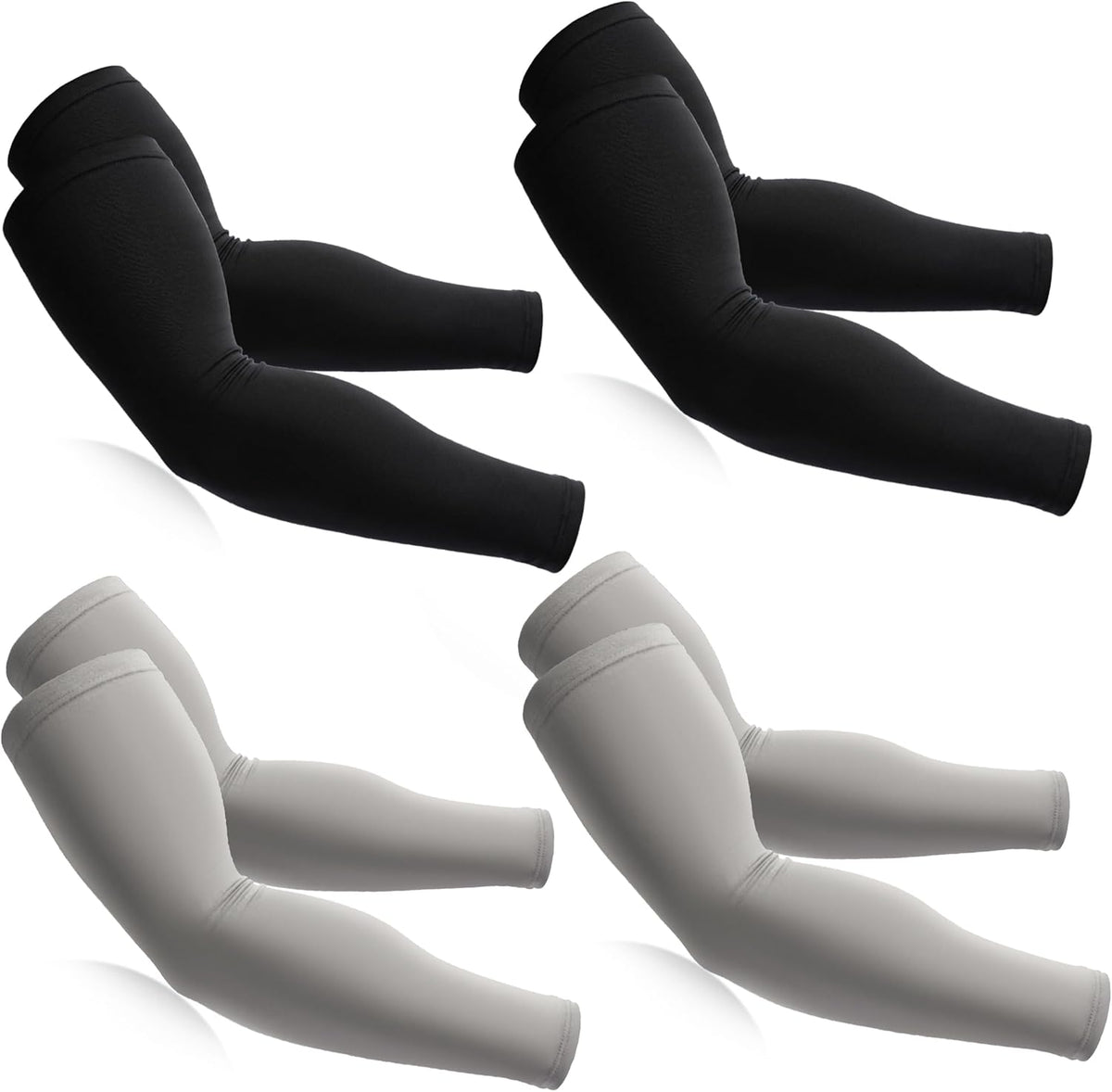 Cooling Compression Arm Sleeves for Men Women,UPF50 UV Sun Protection Sleeves for Work Sport Tattoo Cover Up