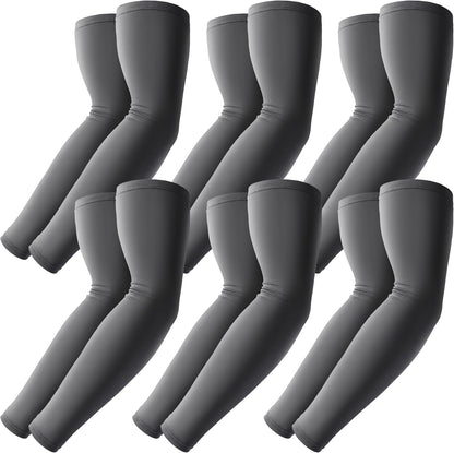 Cooling Compression Arm Sleeves for Men Women,UPF50 UV Sun Protection Sleeves for Work Sport Tattoo Cover Up