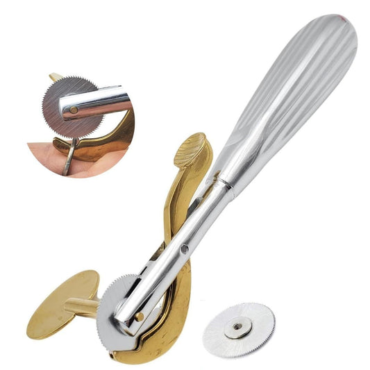 Ring Remover Jewelry Cutter EMT Emergency Fire Rescue Hand Tool for Paramedics, Durable Stainless Steel Wheel Blade Jewelers Cutting Device with Finger Protection