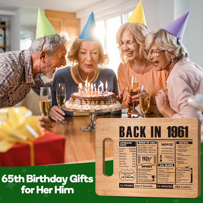 70th Birthday Gifts for Women Men, 70 Year Old Birthday Gifts Woman Man,70 Years Gifts for Mom Dad Grandparents Wedding Anniversary, Back In 1956 70s Birthday Decorations Bamboo Cutting Board