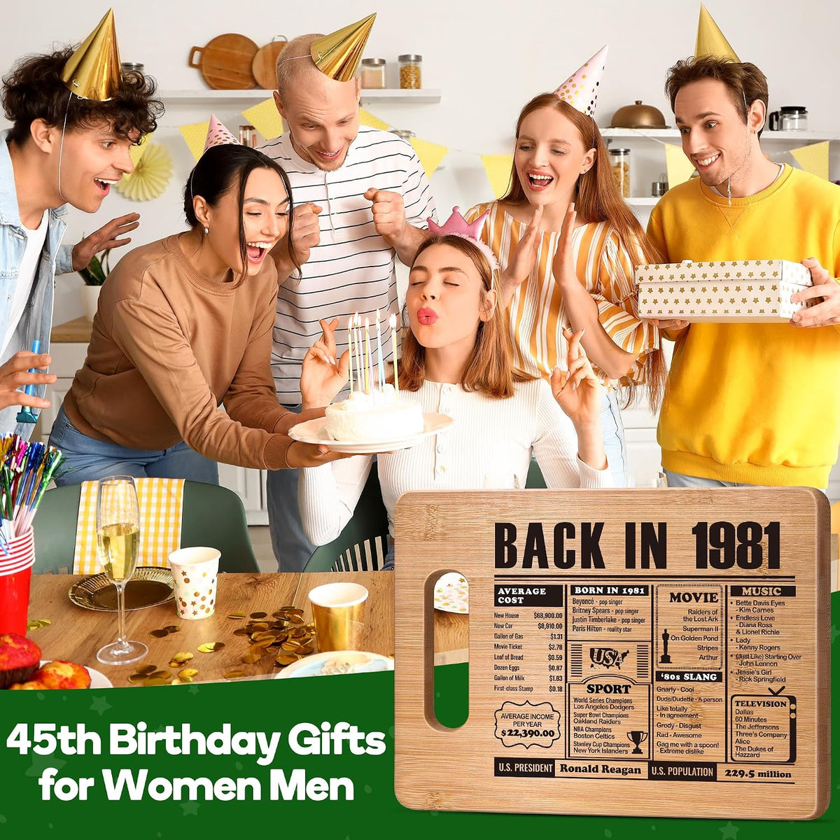 70th Birthday Gifts for Women Men, 70 Year Old Birthday Gifts Woman Man,70 Years Gifts for Mom Dad Grandparents Wedding Anniversary, Back In 1956 70s Birthday Decorations Bamboo Cutting Board