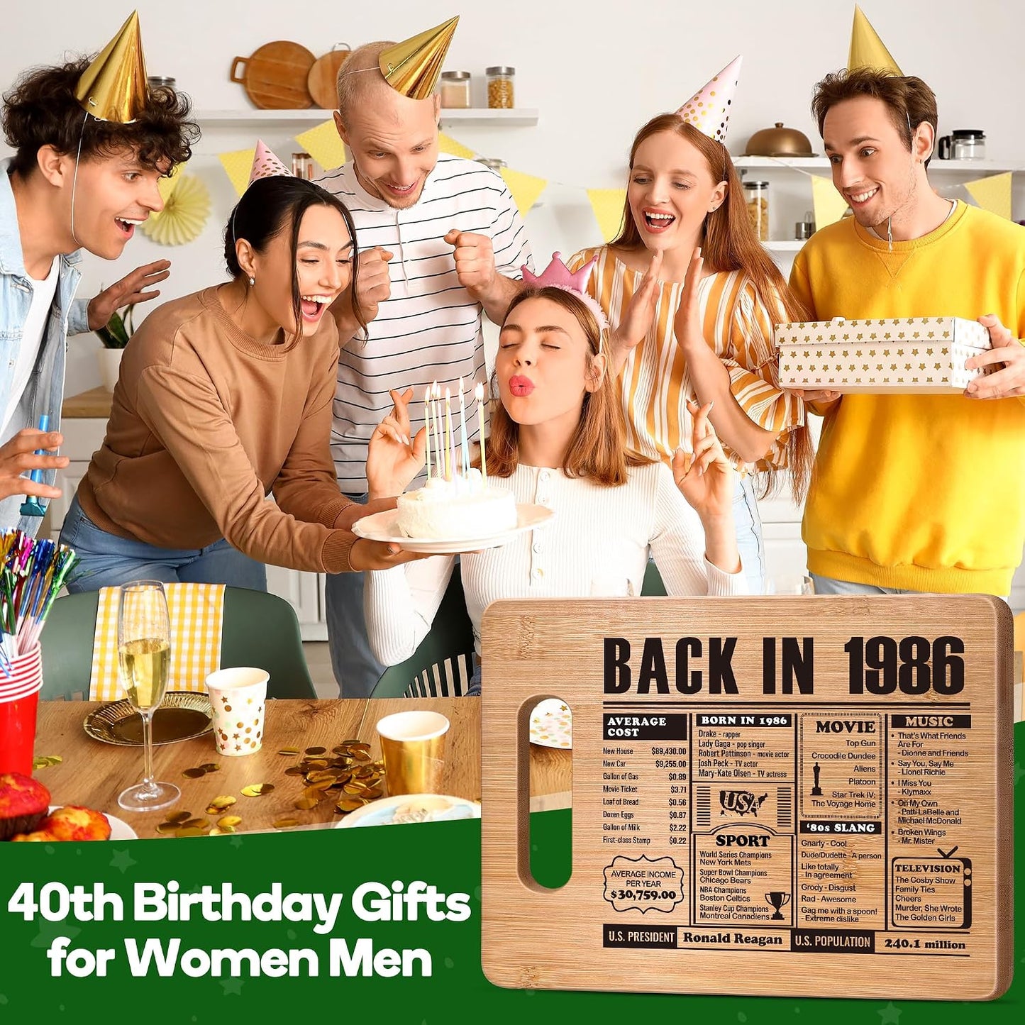 70th Birthday Gifts for Women Men, 70 Year Old Birthday Gifts Woman Man,70 Years Gifts for Mom Dad Grandparents Wedding Anniversary, Back In 1956 70s Birthday Decorations Bamboo Cutting Board